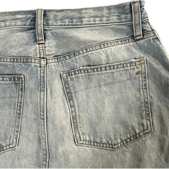 Madewell Rigid Denim Aline Mini Skirt - Picture 9 of 9